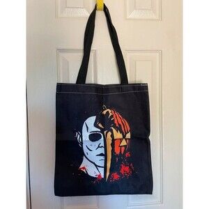 Micheal Myers Halloween canvas tote bag